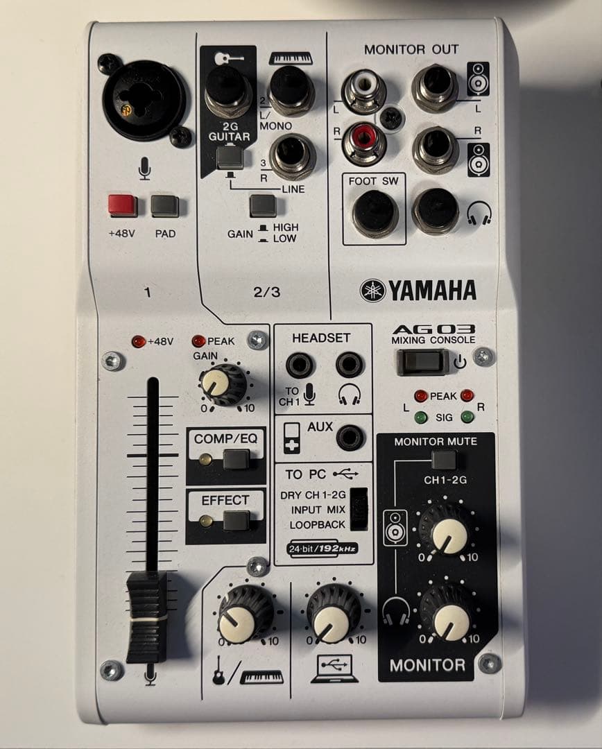 DTM・DAW YAMAHA AG03