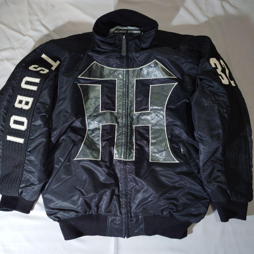 阪神タイガース　坪井智哉選手　実使用グランドコート　中綿入り