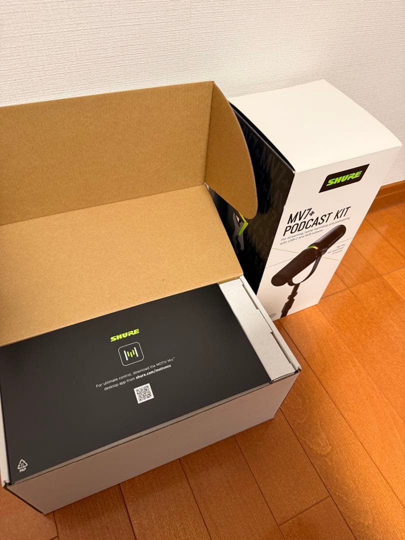 配信機器・PA機器・レコーディング機器 SHURE MV7+ PODCAST KIT