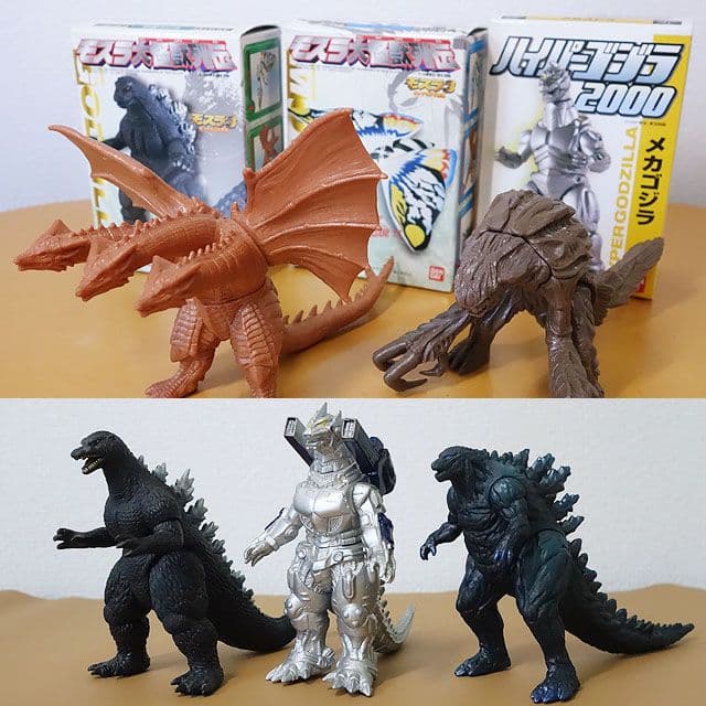 【フィギュア】食玩ゴジラ 未開封含む 8種セット メカゴジラ モスラほか