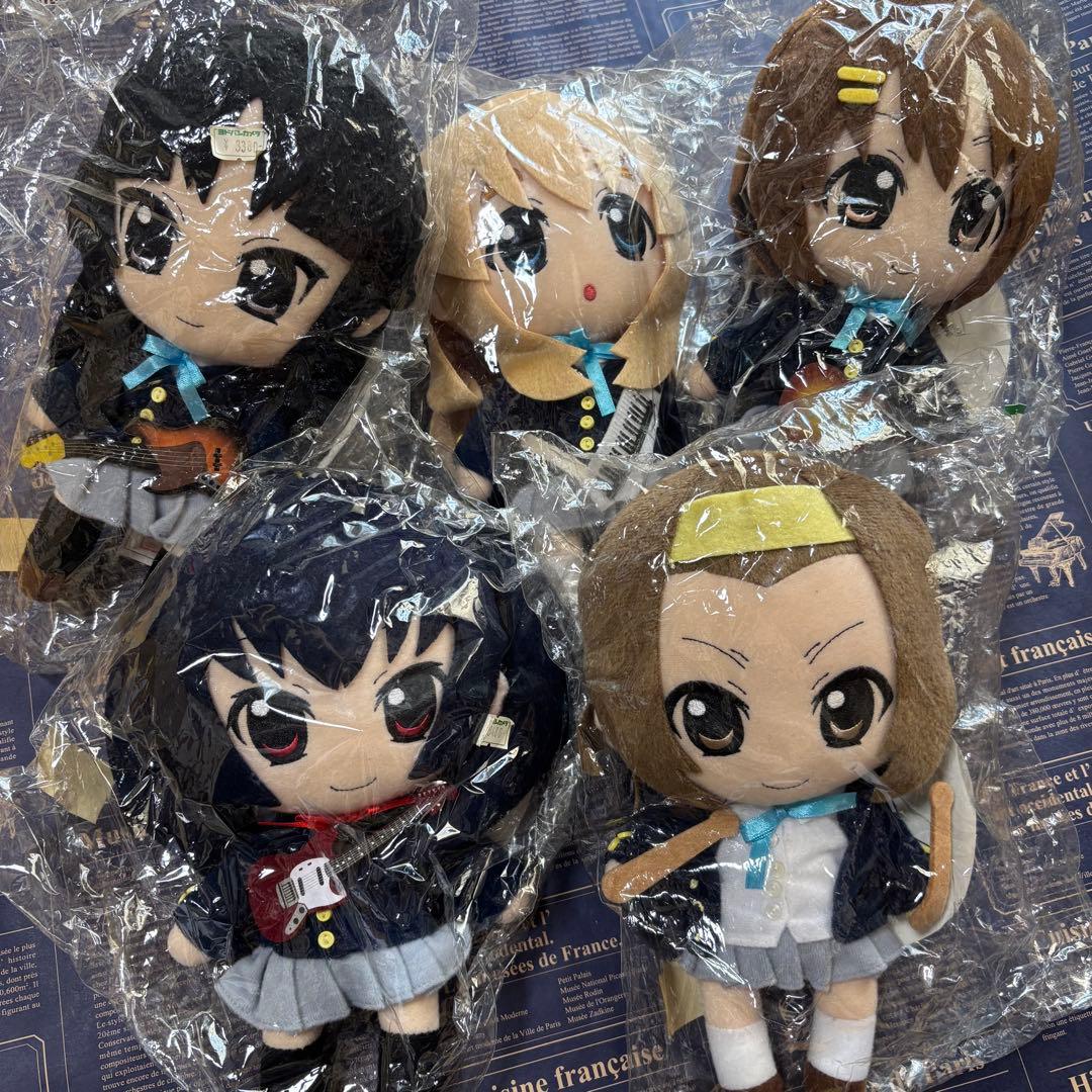 けいおん!! ねんどろいどぷらす ぬいぐるみシリーズ 冬服ver. 5体セット