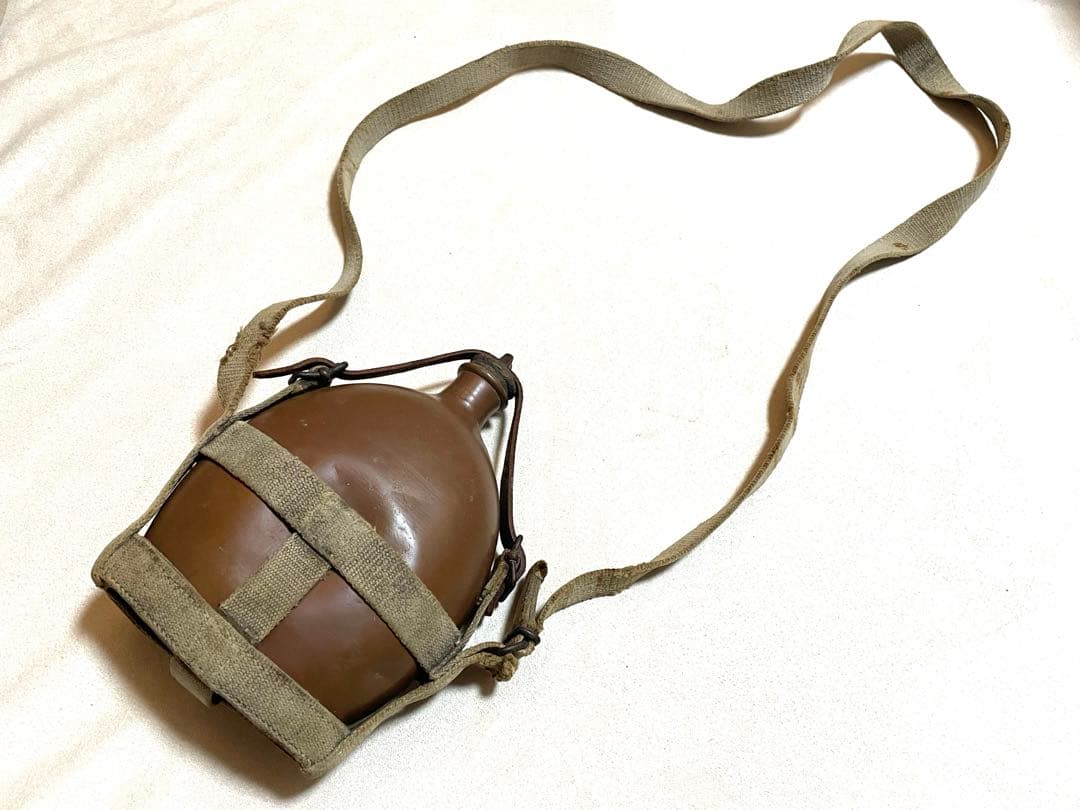 実物【日本軍】昭五式水筒伊号(九四式水筒) 日本陸軍 日本海軍