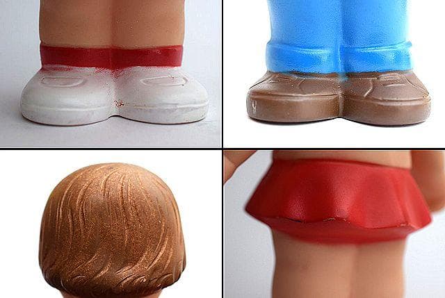 1970’ｓ キャンベル キッズ ビンテージ ソフビ TOY 2個セット スープ