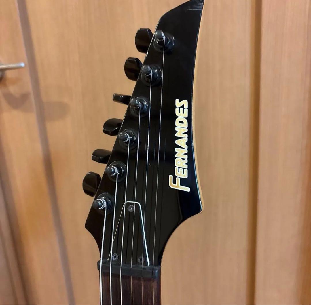 FERNANDES FGZ400 ブラックパーツ仕様 トレモロアーム・ケース付
