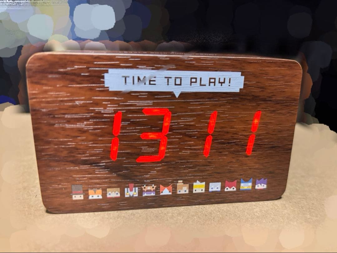 【非売品】レベルファイブ24周年記念　ミニデジタル時計