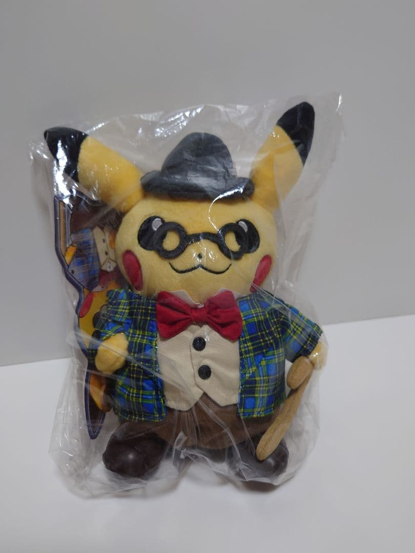 ピカチュウ ぬいぐるみ　紳士風　ポケモンセンター　トーキョー　2018　タグ付き