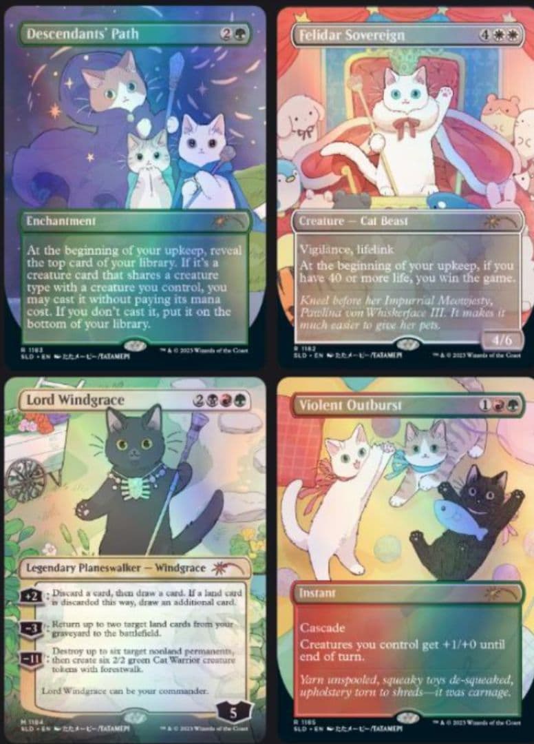 Secret lair LOOK AT THE KITTIES mtg　マジック