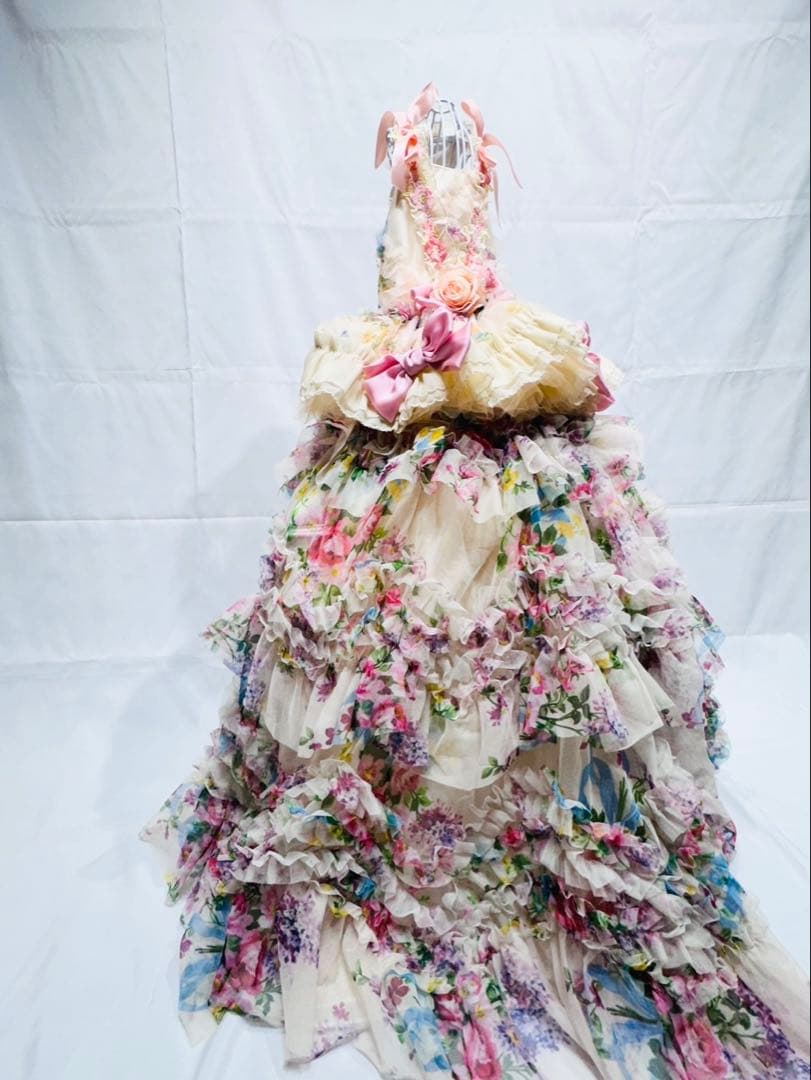 【新品未使用】犬服　２WAY ロングドレス　サイズM