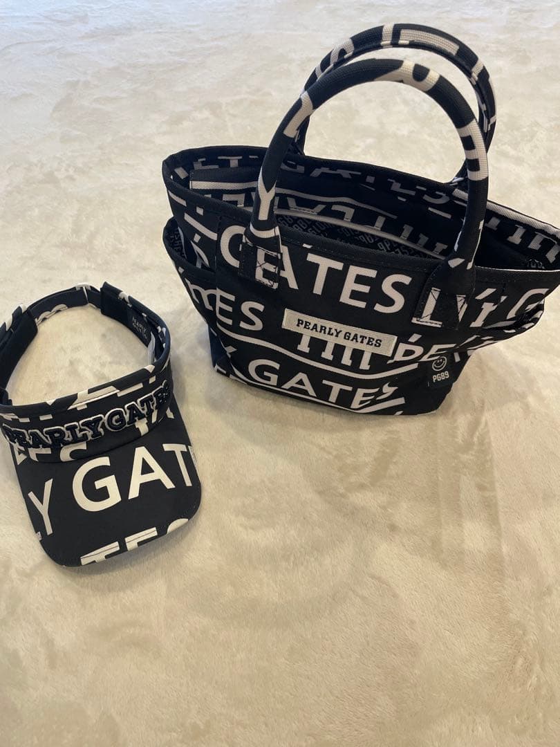 パーリーゲイツ　カートバックとバイザーセット 極美品