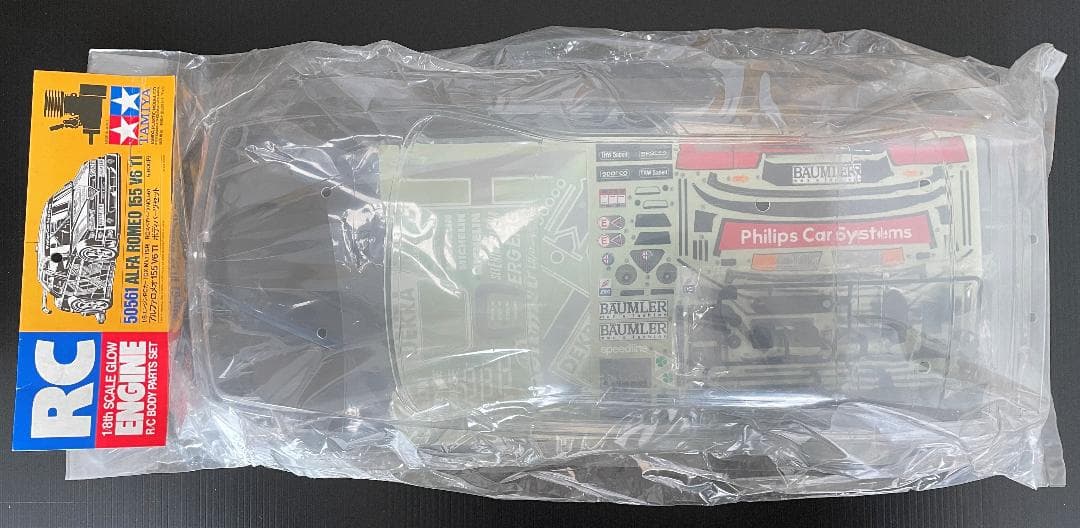 タミヤ TGX 1/8 ボディパーツセット アルファロメオ155V6 50561