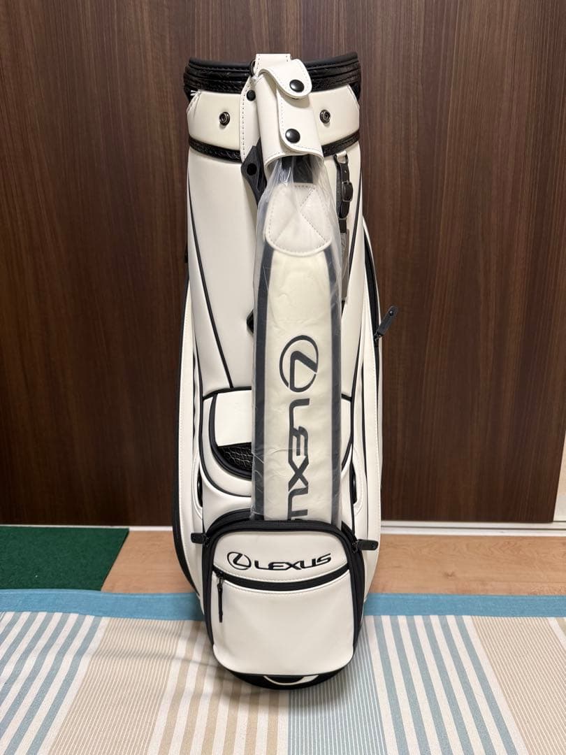 値下げ！LEXUS キャディバッグ ホワイト★新品未使用★