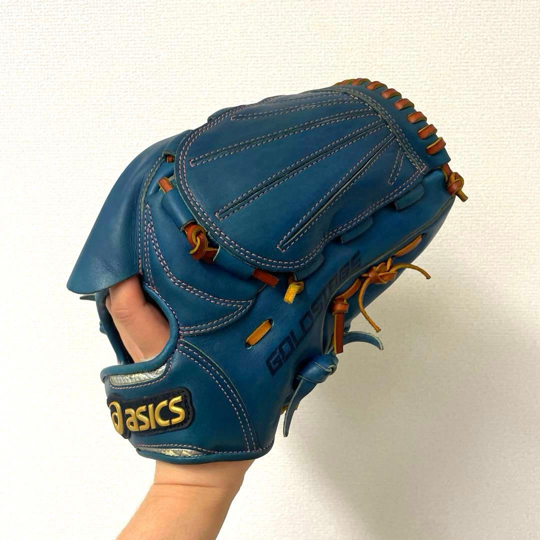 036 アシックス ゴールドステージ 型抜群 即戦力 ソフトボール 投手グローブ