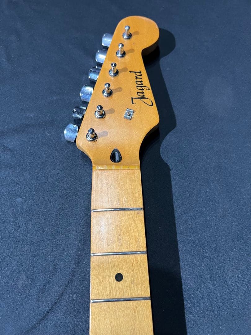 国産　ジャガード　バーズアイメイプル　ネック　ワンピース