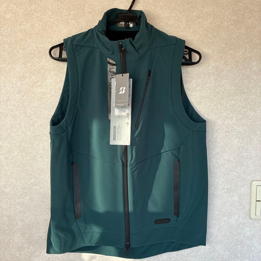 ブリヂストンゴルフ　　　　　　　　　ツアーB グリーン ベスト Mサイズ　新品