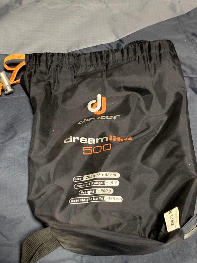 deuter ドイター　アストロ550ダウンスリーピングバッグ オレンジ