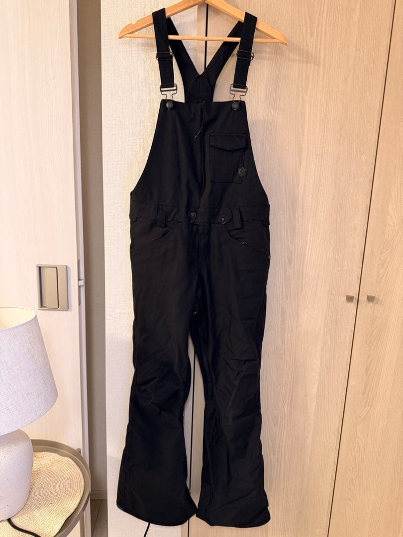 ボルコム　スノーボード　オーバーオール　ブラック