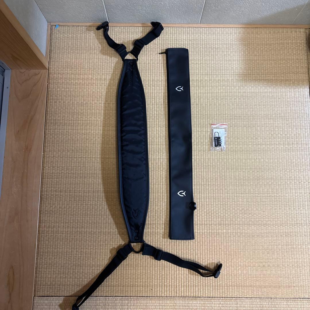 ベゼル　キャディーバックシングルストラップ　　カートカバーストラップ　南京錠