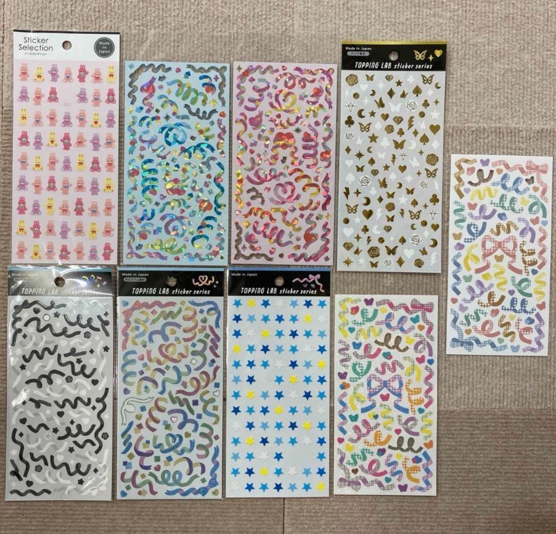 カラフルシールセット 10枚入り