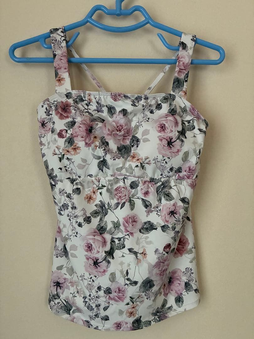 チャコット　ローズプリントトップ L