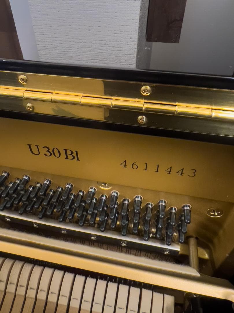 YAMAHA アップライトピアノU30Bl 1989年製