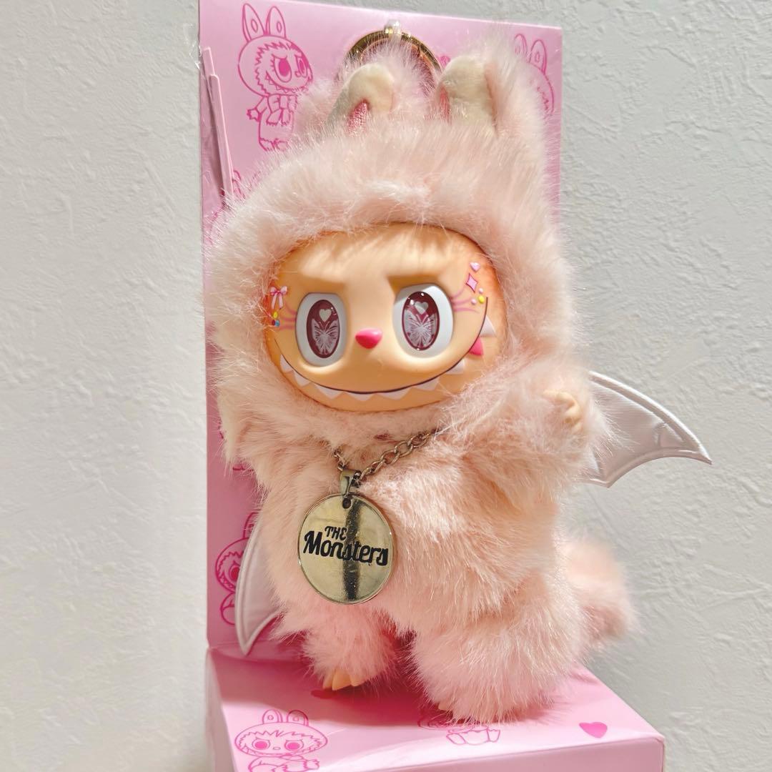 【海外限定！即日発送！】LABUBU ZIMOMO ピンク 白羽 ★早い者勝ち★