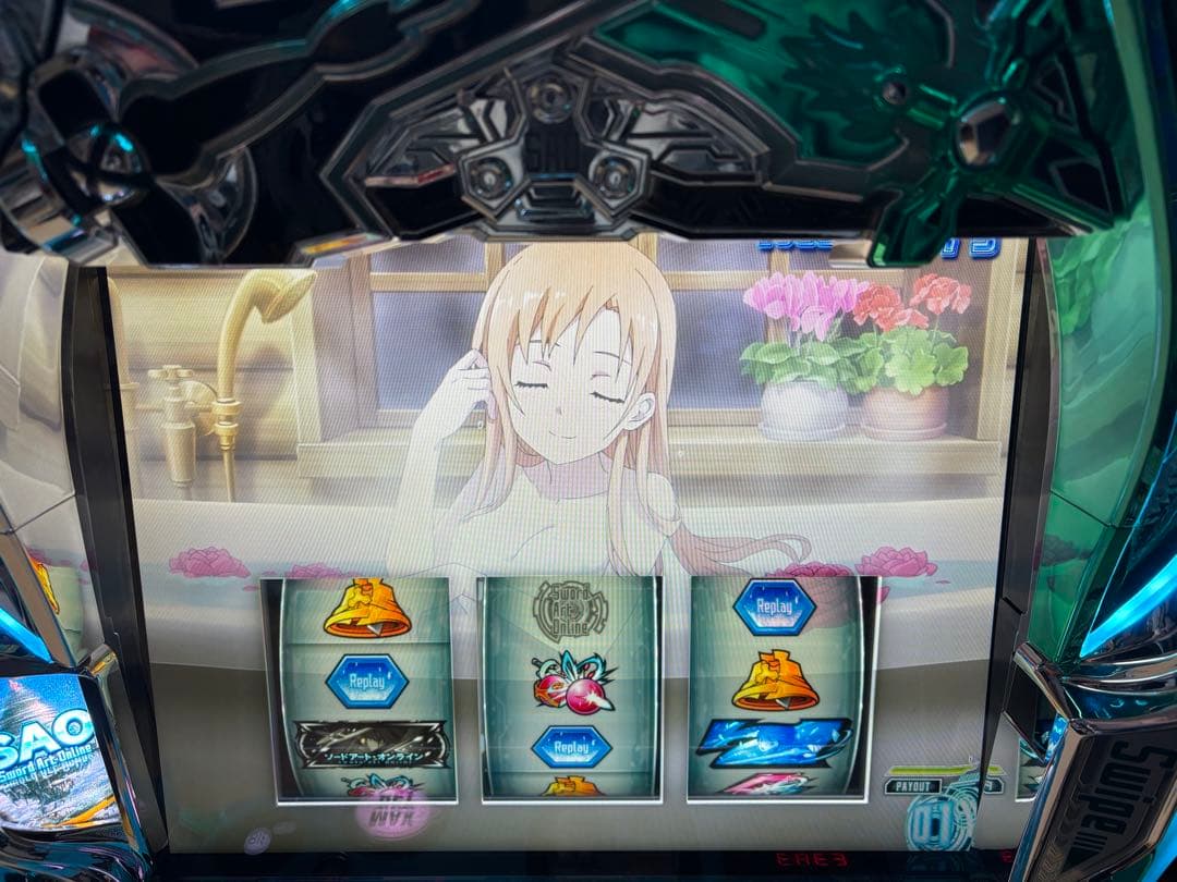 データカウンター対応ユニット付！スマスロ ソードアートオンライン SAO 実機