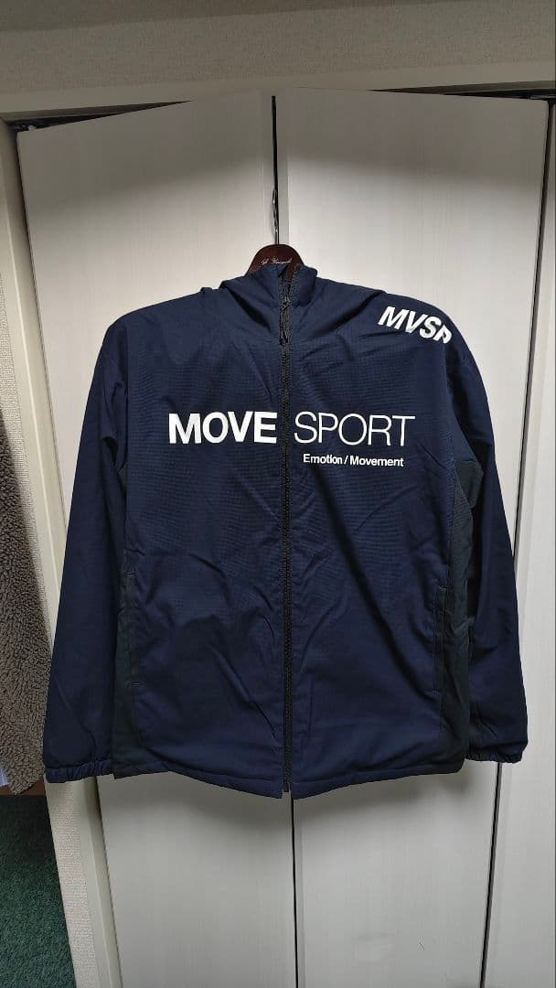 MOVE SPORT ネイビー ウィンドブレーカー Lサイズ