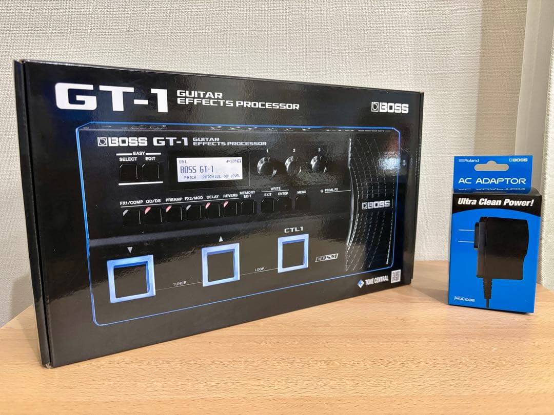 【新品・未使用品・送料込】BOSS GT-1 ＋A/Cアダプター付