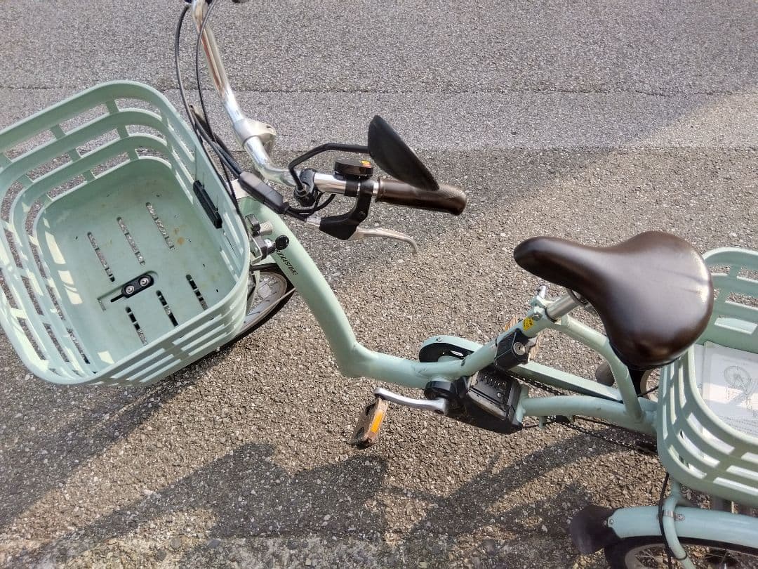 みよさん専用電動アシスト三輪車 ミントグリーン