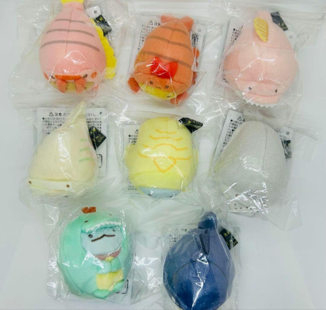 すみっコぐらし　てのりぬいぐるみ　大絶滅展　限定　全8種