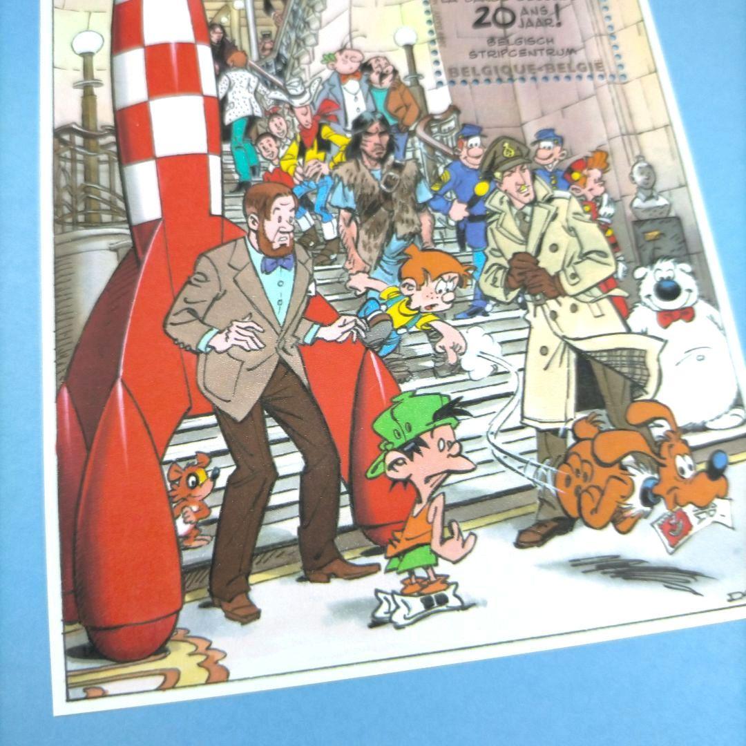 2715 外国切手 ベルギー 2009年コミック博物館２０年 小型シート