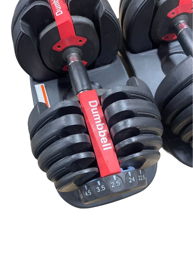 TOPFILM ダイヤル可変式ダンベル 2.5-24kg 2セット