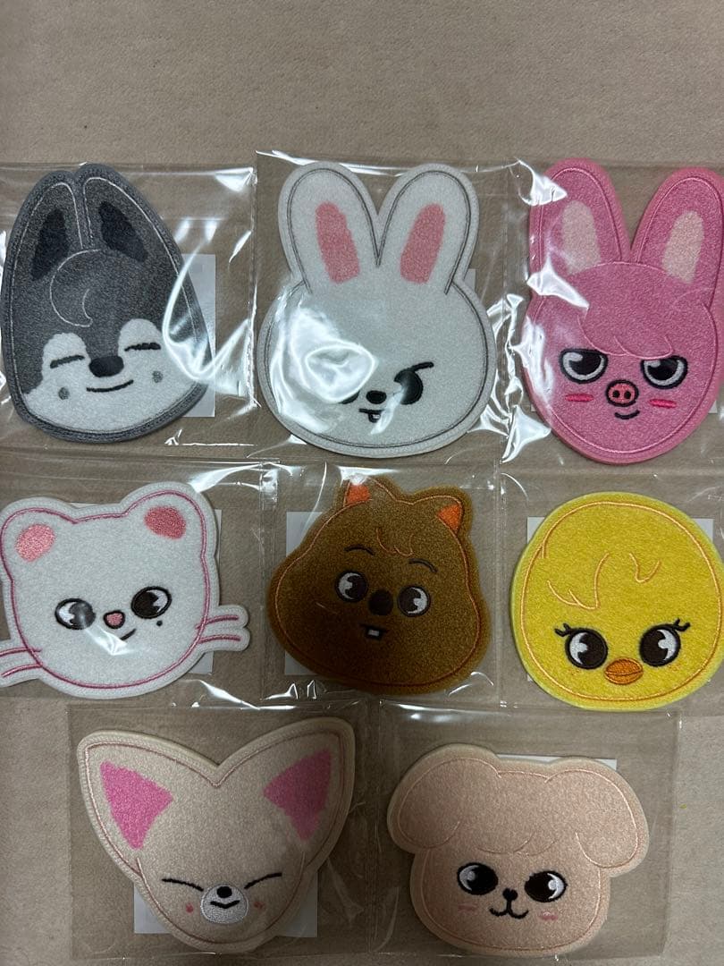 スキズ ポップアップ SKZOO サガラ刺繍コースター　コンプ　８種