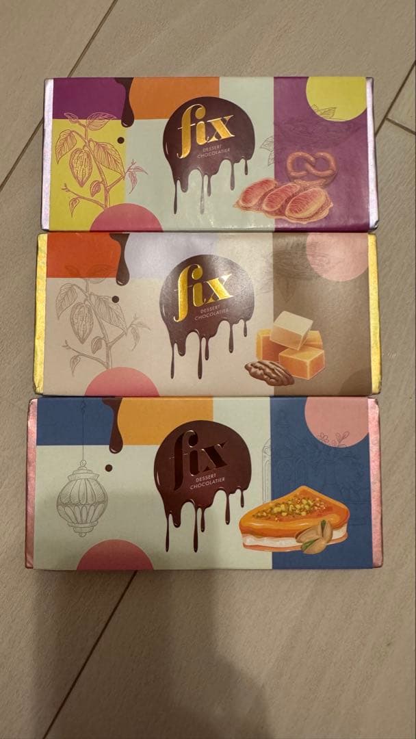 Fix Dessert ドバイチョコレート 3 セット