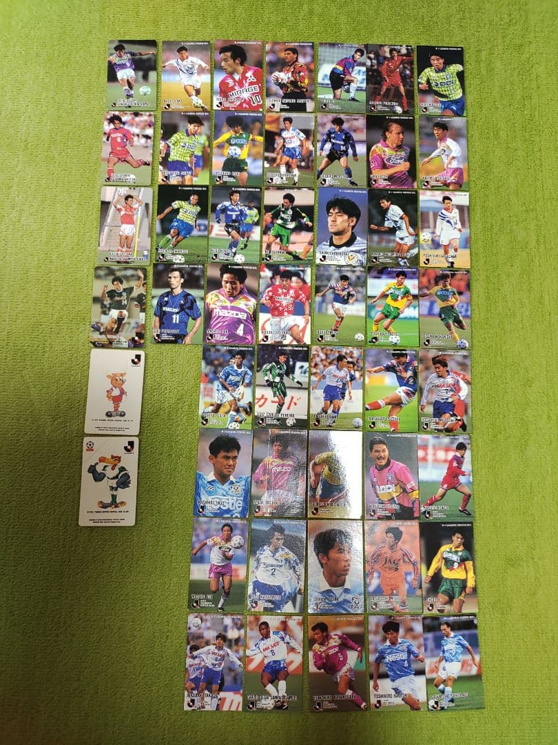 [匿名発送]　Jリーグカード　1994年～1995年　44枚まとめ売り