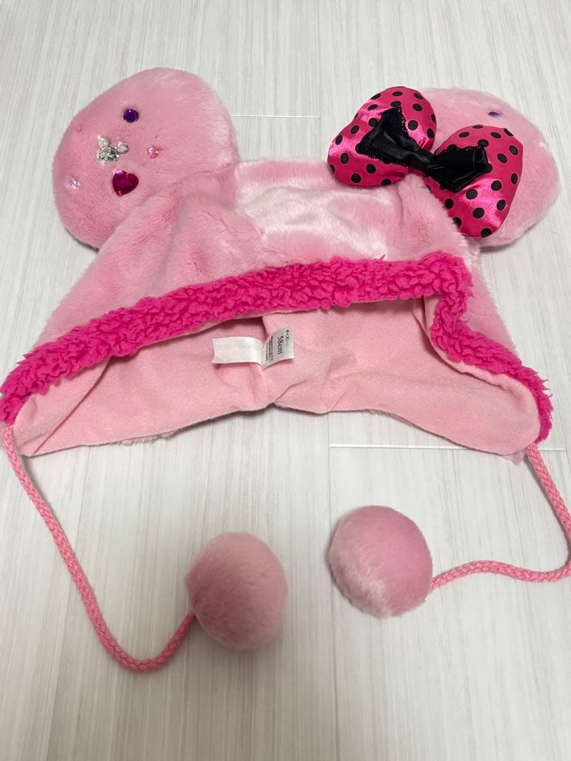 ディズニーリゾート ミニーファンキャップ ピンク 廃盤