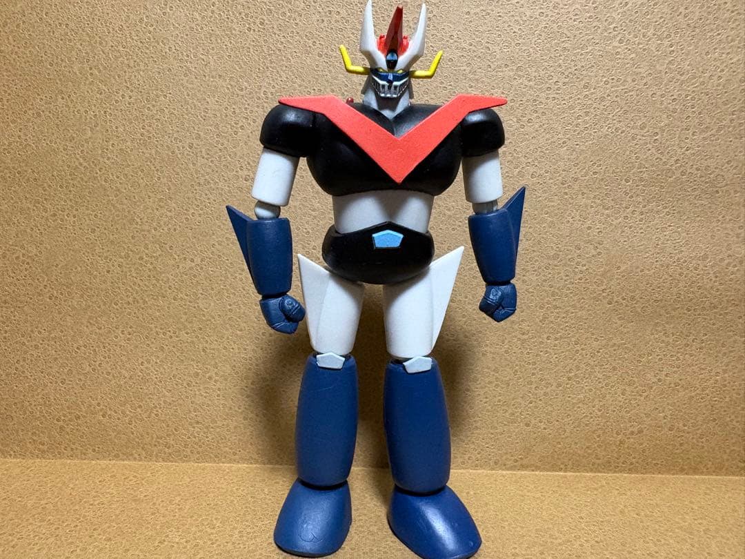 【当時物】激レア グレートマジンガー 未塗装白原型＆彩色済みソフビ 3体セット