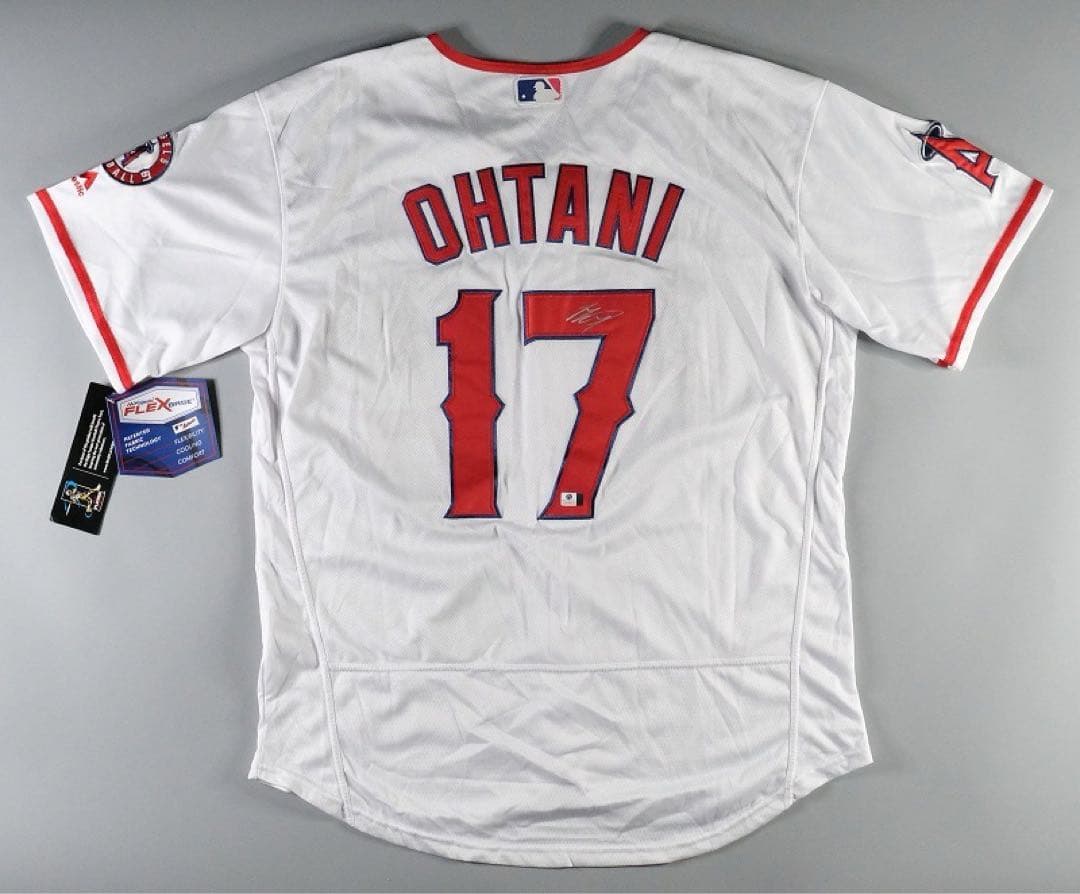 大谷翔平 エンゼルス時代 初期型直筆サインジャージ・ユニフォーム/イチロー