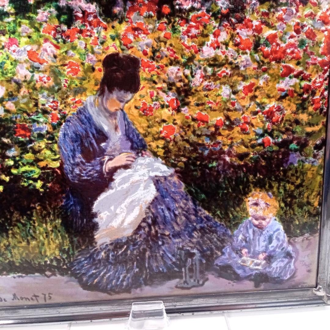 モネ ステンドグラス カミーユと子供ボストン美術館グラスマスターズ