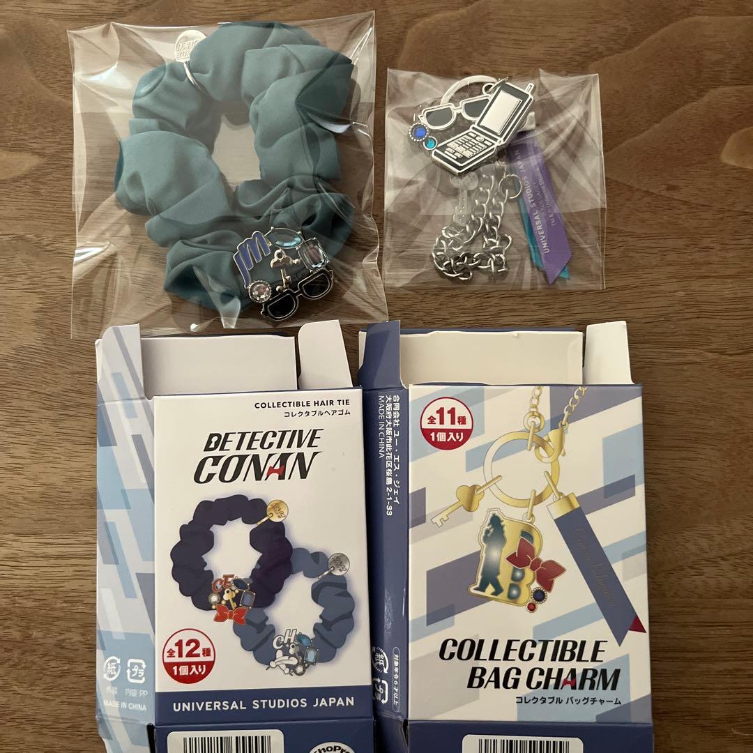 松田陣平　コレクタブルヘアゴム　バッグチャーム　2026　USJ　名探偵コナン