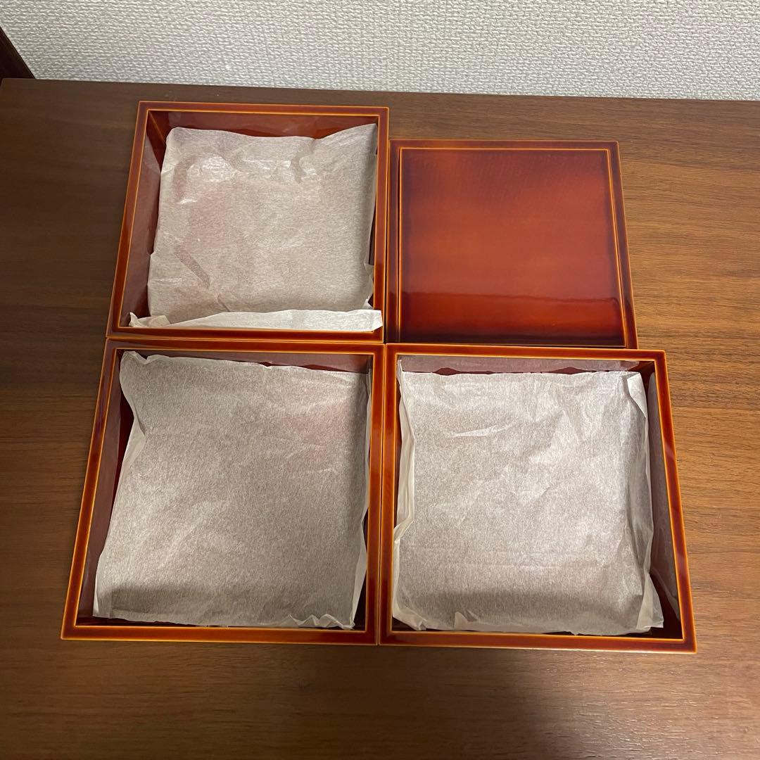 【新品未使用】飛騨高山　春慶塗　重箱三段
