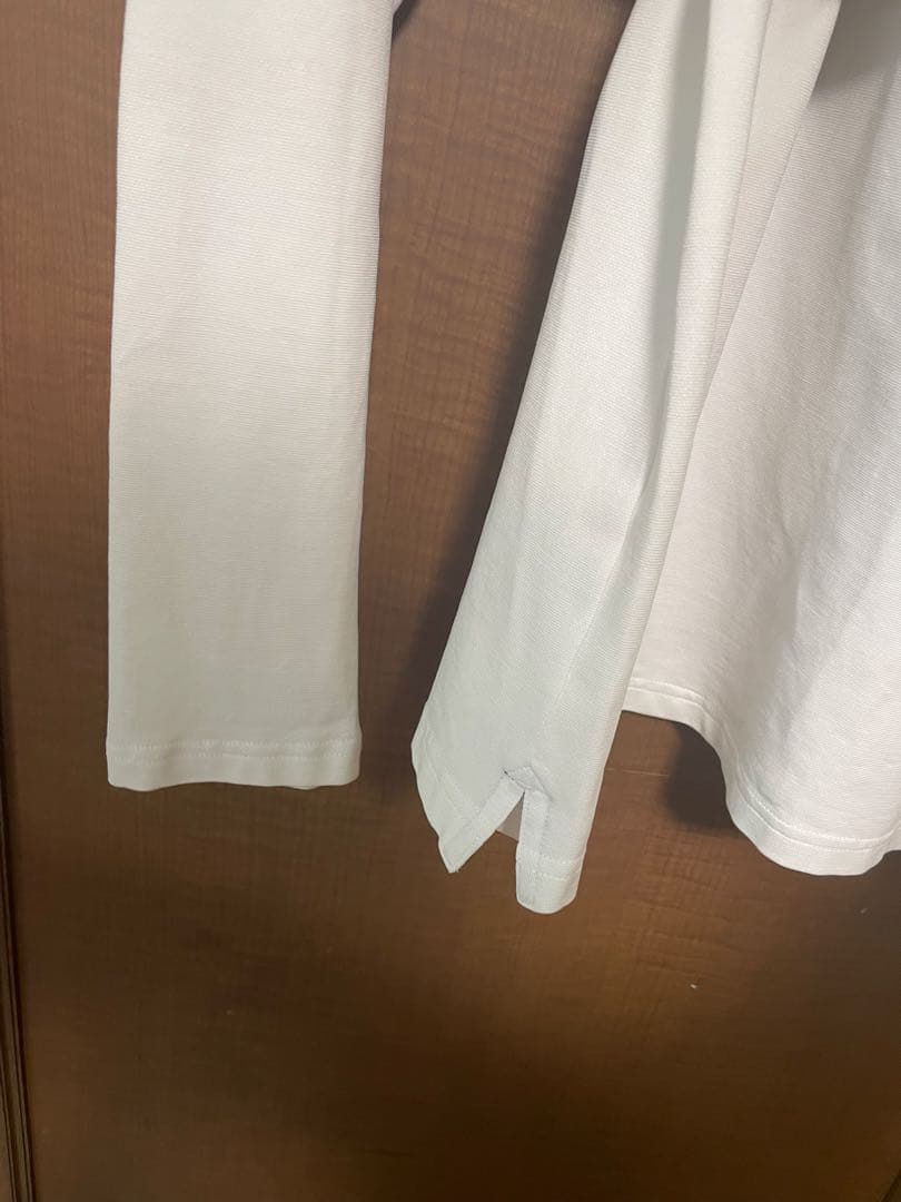 BRIEFING ブリーフィング　長袖ポロシャツ ホワイト　サイズL