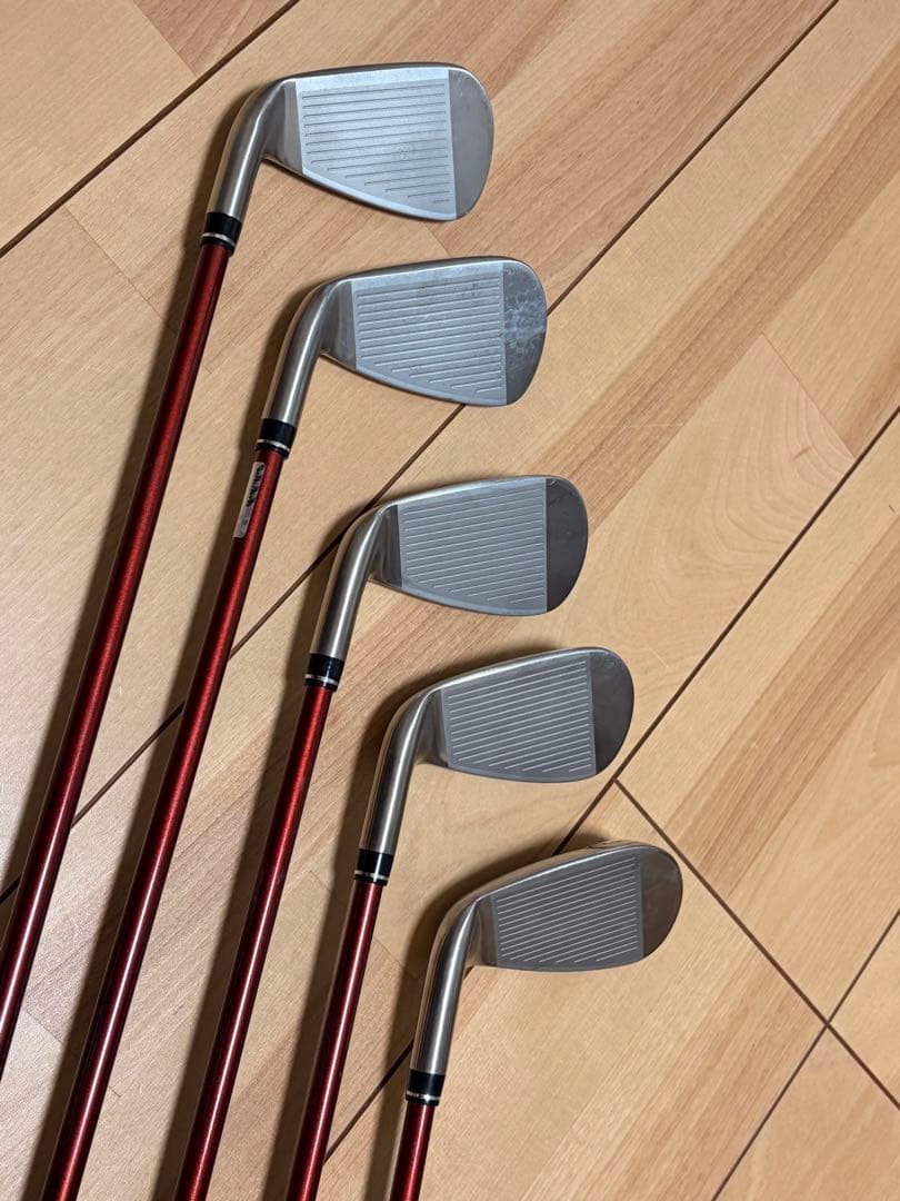 最終価格【美品】XXIO13 カーボンアイアンセット　レッド　SR 2024年