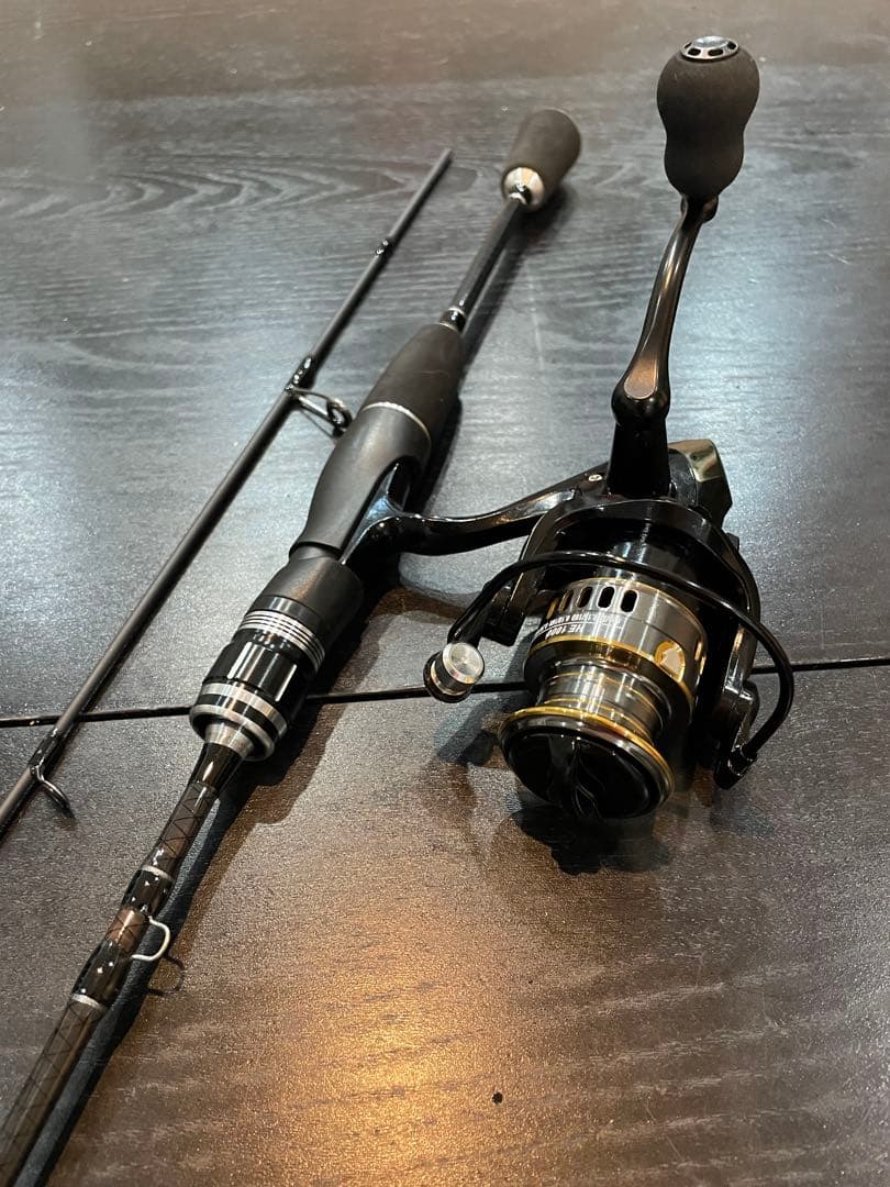 アジング釣りセット2ピースロッド（180㌢）&リール・ダイワ月下美人ワーム8点付