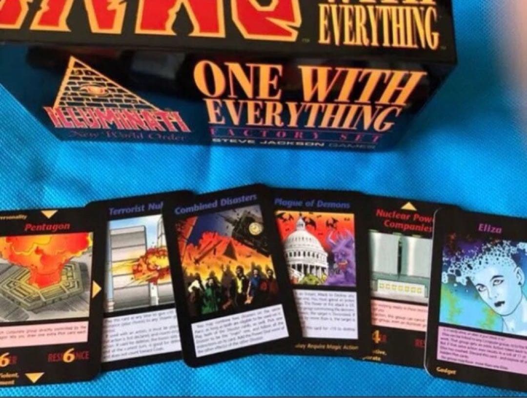 即発送★未開封正規品★イルミナティカード450拡張カード84枚フルセット534枚