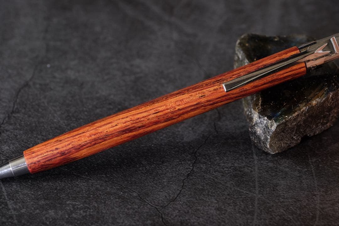 PG5木軸カスタム0208　高村杢工房製図用シャープペンシル チューリップウッド