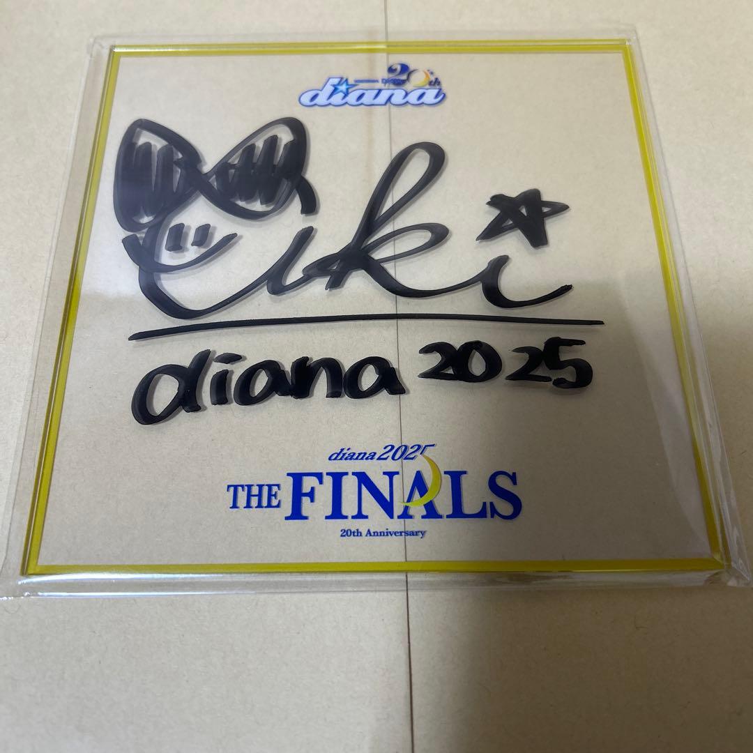 横浜DeNAベイスターズ　diana　ブラインド直筆アクリル色紙　AKI