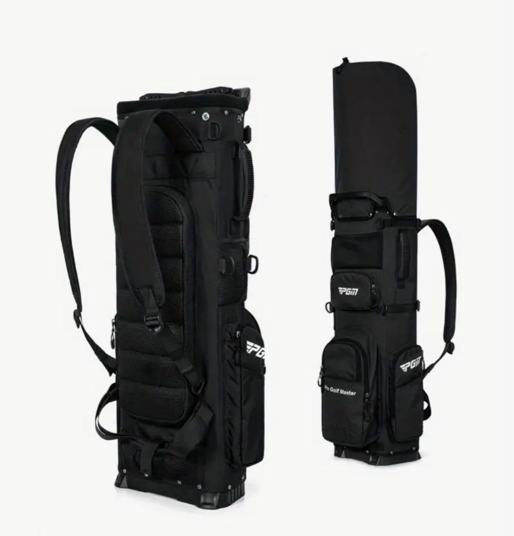 美品 PGM ゴルフ キャディバッグ リュック ダブルショルダー 背負える