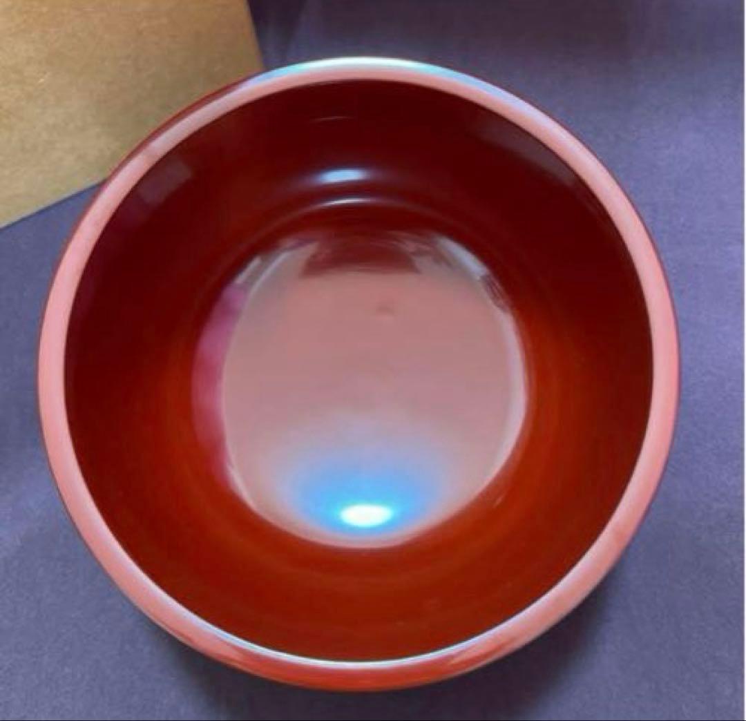 川連漆器　漆塗り　鉢　ボール　21㎝　漆器　漆椀