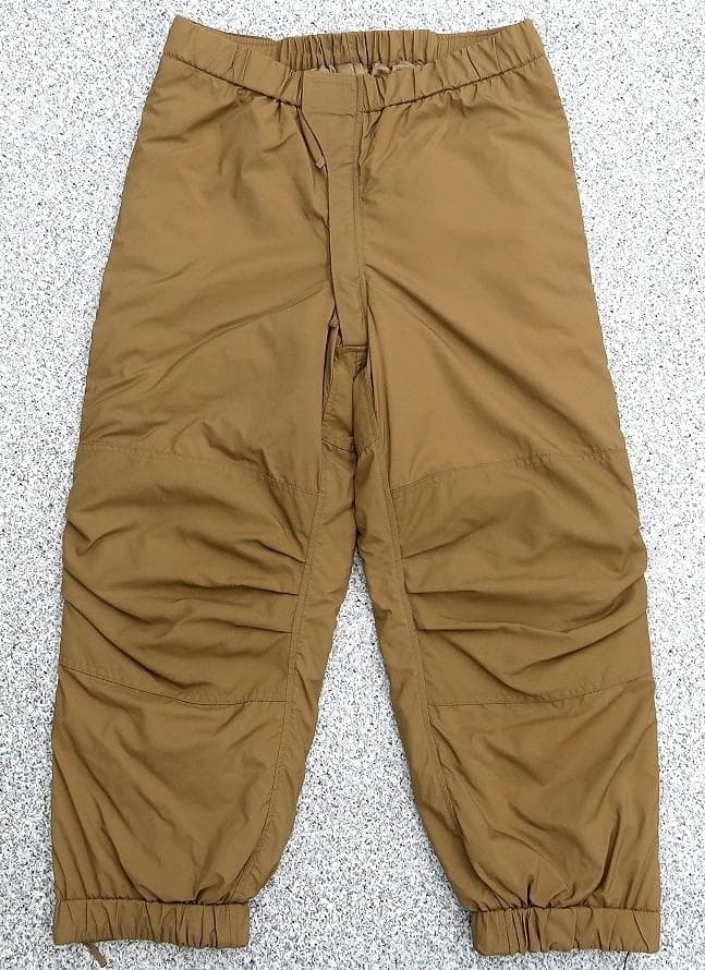 ⑨ 極美品 S-S 米軍実物 USMC レベル7 プリマロフト パンツ コヨーテ